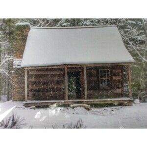 Photograph Carter Shields Cabin Winter Series Rebecca Hiatt Smokey Mountains
